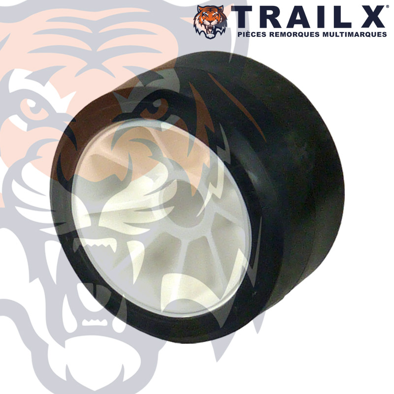 GALET BI-MAT. 120X75 AL21 - NOIR/BLANC