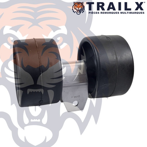 [NA322-NR] ENS 2 GAL. 120 + BAL. M - NOIR BAGUE