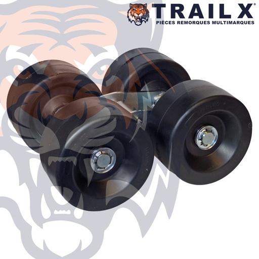 [NA353-NR] ENS 4 GAL. L + BAL. 2L - NOIR BAGUE