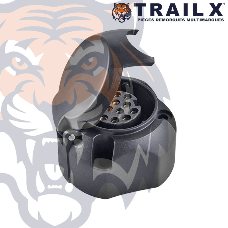 PRISE SOCLE - 13 BROCHES PLASTIQUE