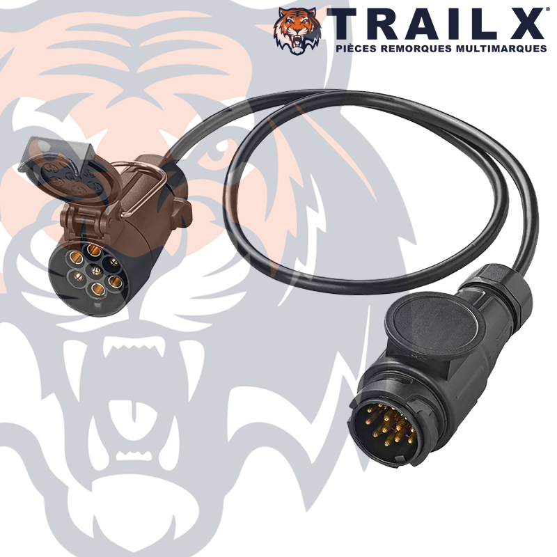 ADAPTATEUR - 13M > 7F CABLE 90CM