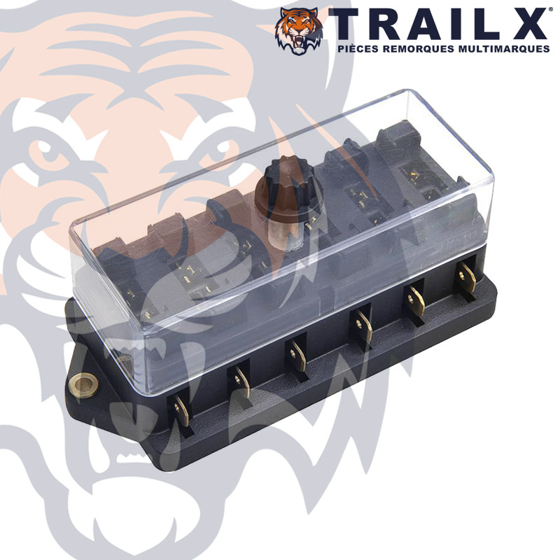 PORTE-FUSIBLES - 6 ENFICHABLES