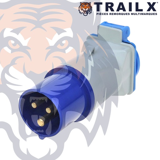 [EL403] ADAPTATEUR COMPACT CEE17 M > TERRE F