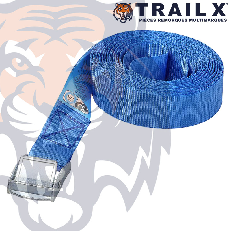 SANGLE 5M X 25MM 300KG BOUCLE ZAMACK