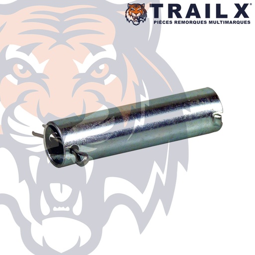 [RJ099-50] AXE GALET ROUE JOCKEY 20MM - 50MM MAX