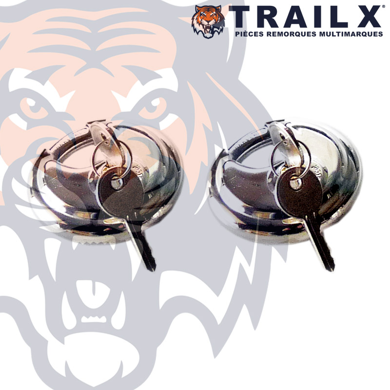 CADENAS A CLE - D70MM ZINGUE (X2)