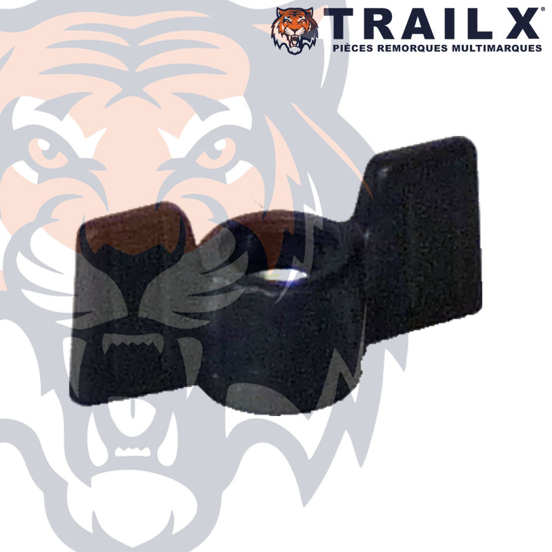 ECROU PAPILLON POLYAMID NOIR Ø8