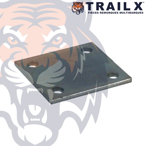 [AS020-40X50] PLAQUETTE 4 TROUS - 40X50