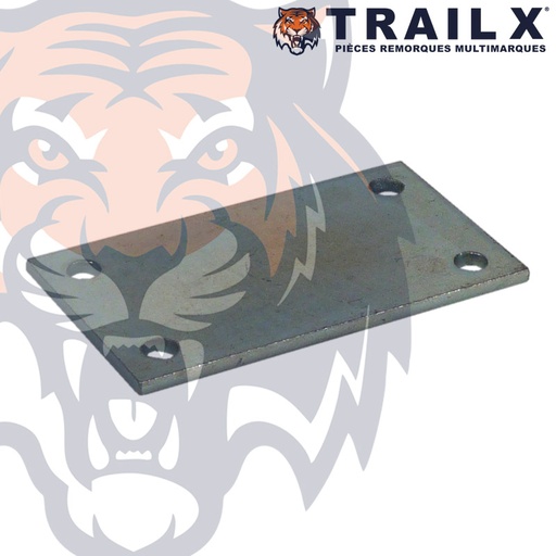 [AS020-30-40X100] PLAQUETTE 4 TROUS - 40X100