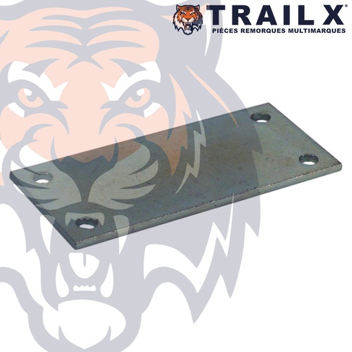 [AS020-40X120] PLAQUETTE 4 TROUS - 40X120