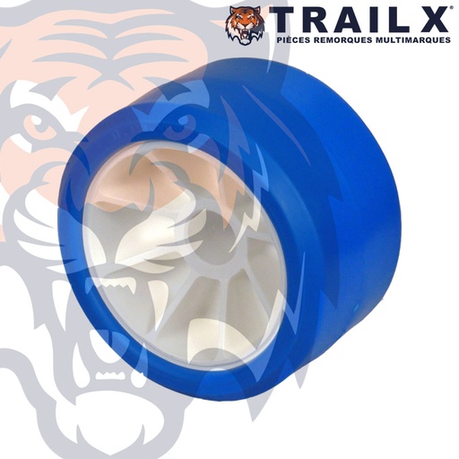 [NA206-BB] GALET BI-MAT. 120X75 AL21 - BLEU/BLANC