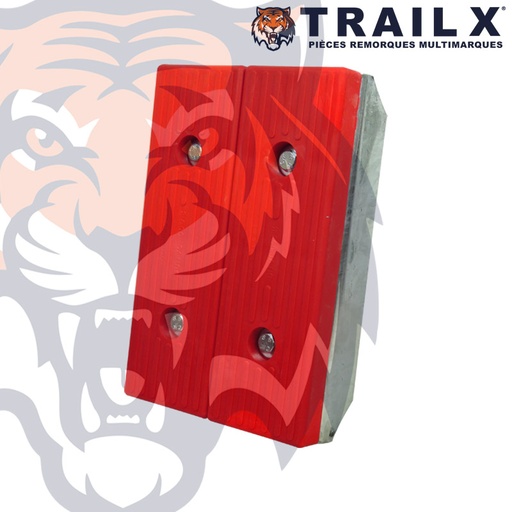 [NA623-50-R] ENS. 2 PATINS M2 + SUP. 2M PARA - ROUGE