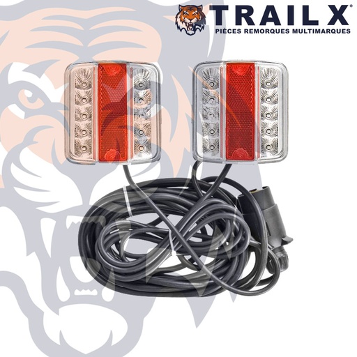 [LG901-ML] KIT ÉCLAIRAGE 3 FCT 2.5/7.5M - MAGNÉTIQUE LED