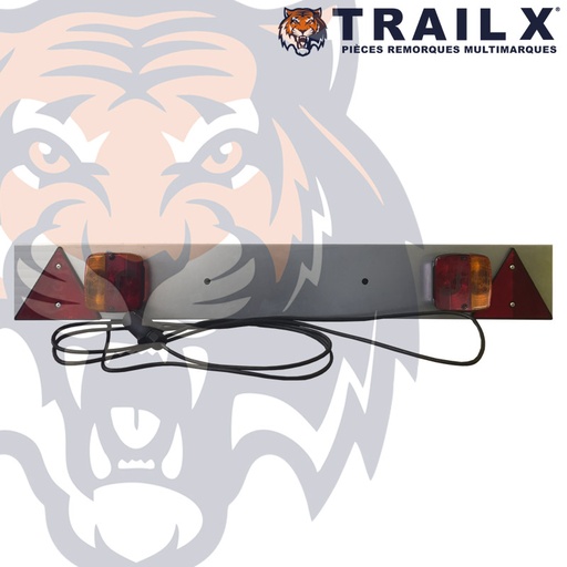 [LG910] RAMPE FEUX 4 FONCT. 1M ACIER