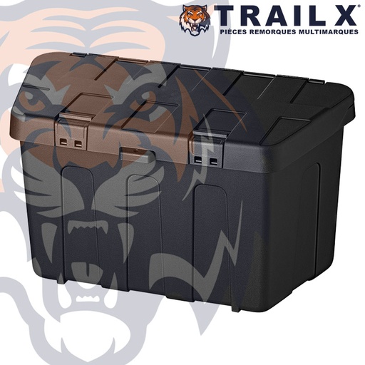 [UT180] COFFRE FLECHE PLASTIQUE 630-570X320X355MM