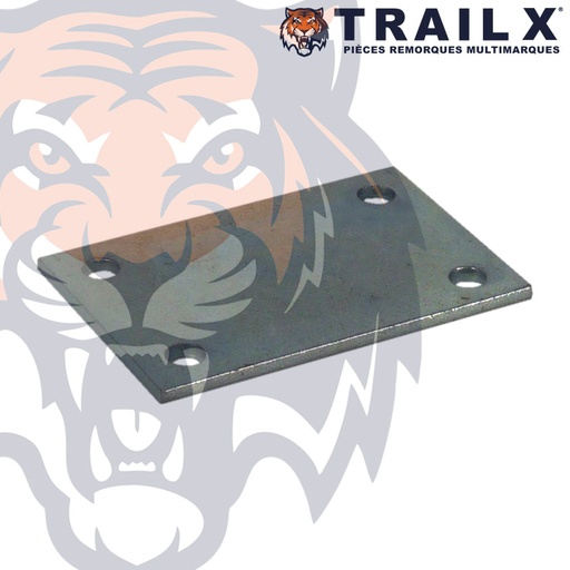 [AS020-40X80] PLAQUETTE 4 TROUS - 40X80